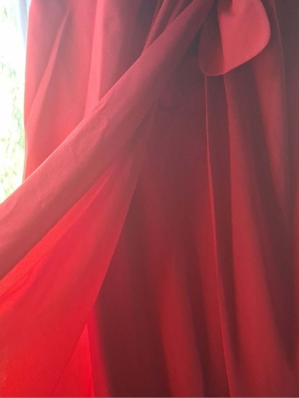 ANTONIO MELANI x Elizabeth Damrich Red Strapless Draped Evening Dress 12 - Picture 10 of 11